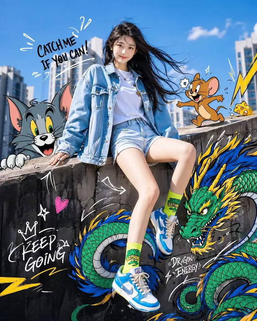 Urban Fashion Meets Classic Cartoons